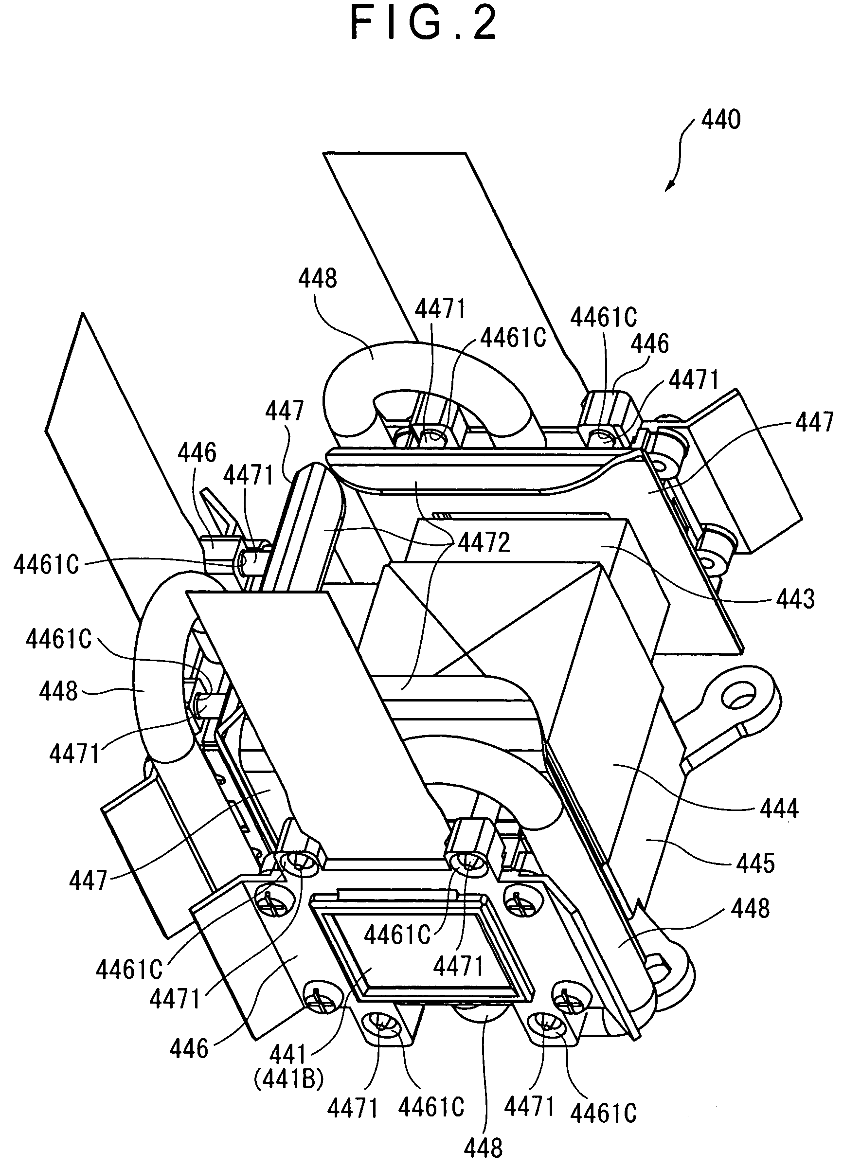 Optical device and projector