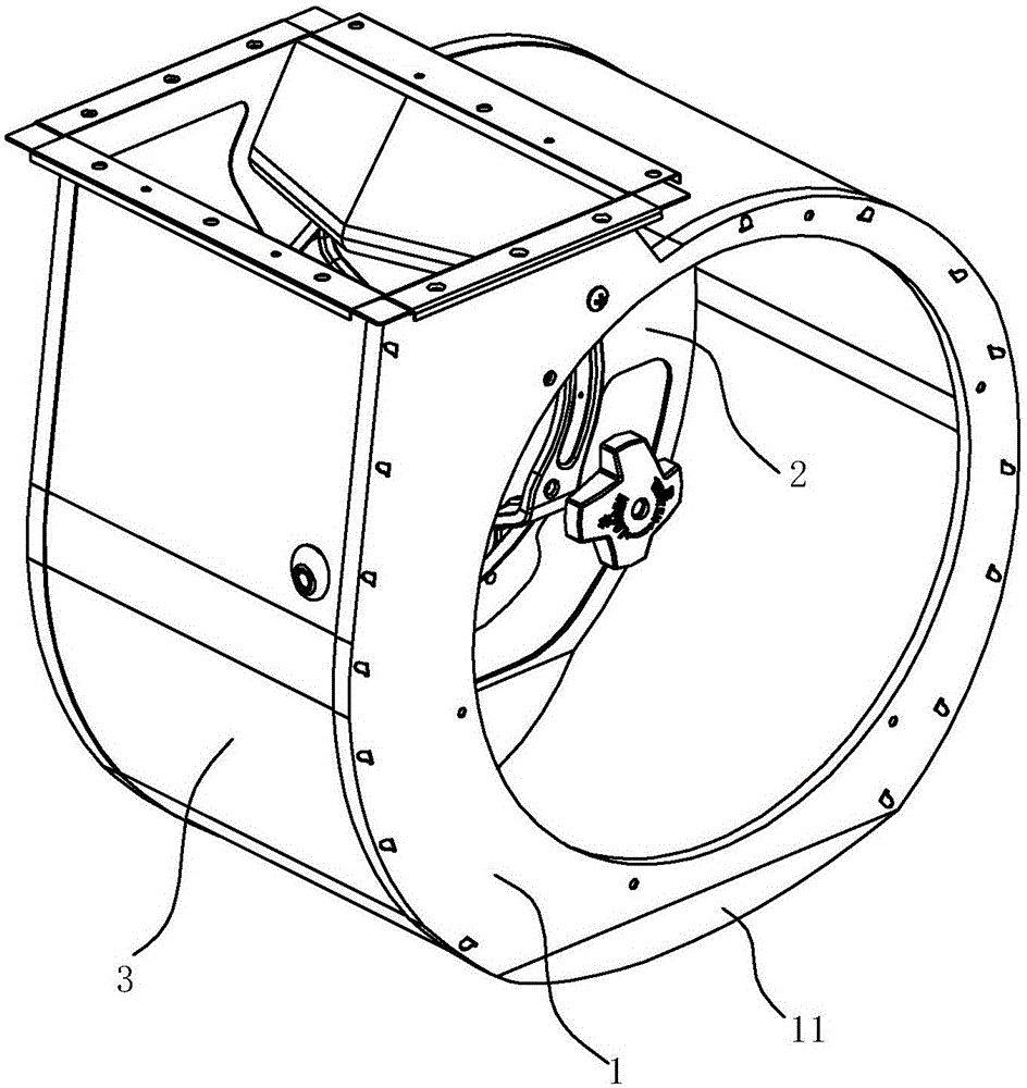 Volute of centrifugal fan