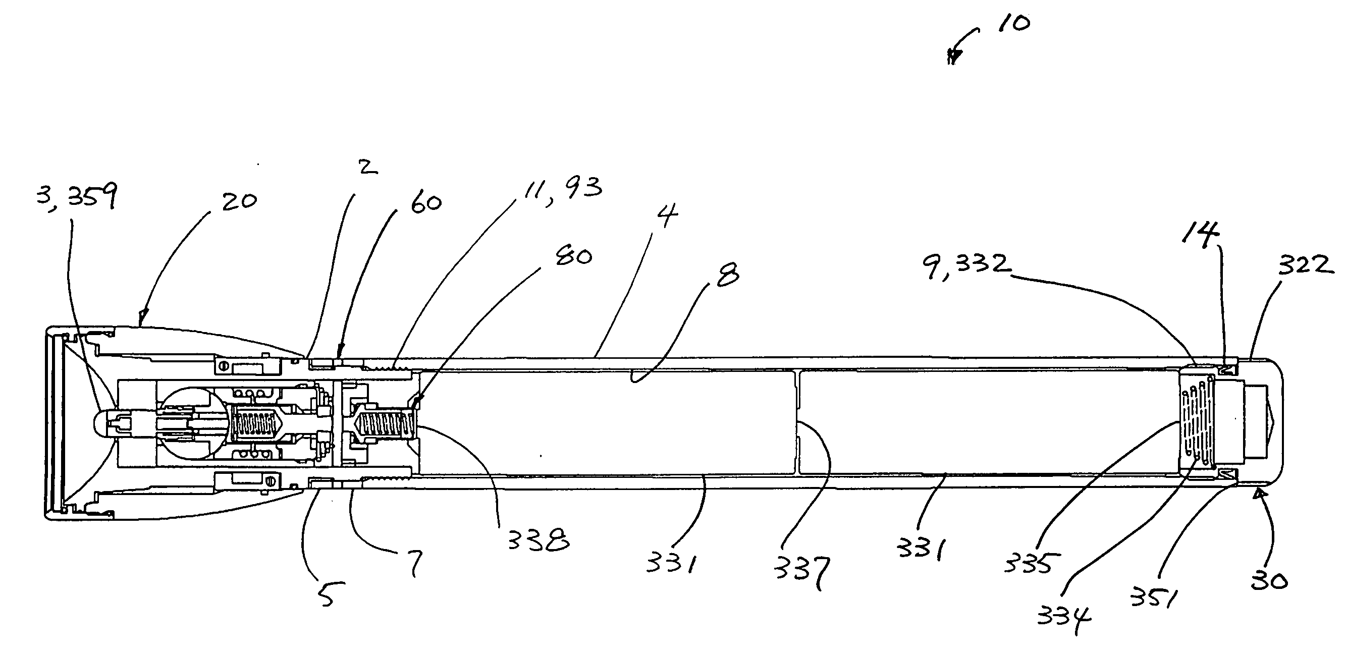 Apparatus and method for aligning a substantial point source of light with a reflector feature