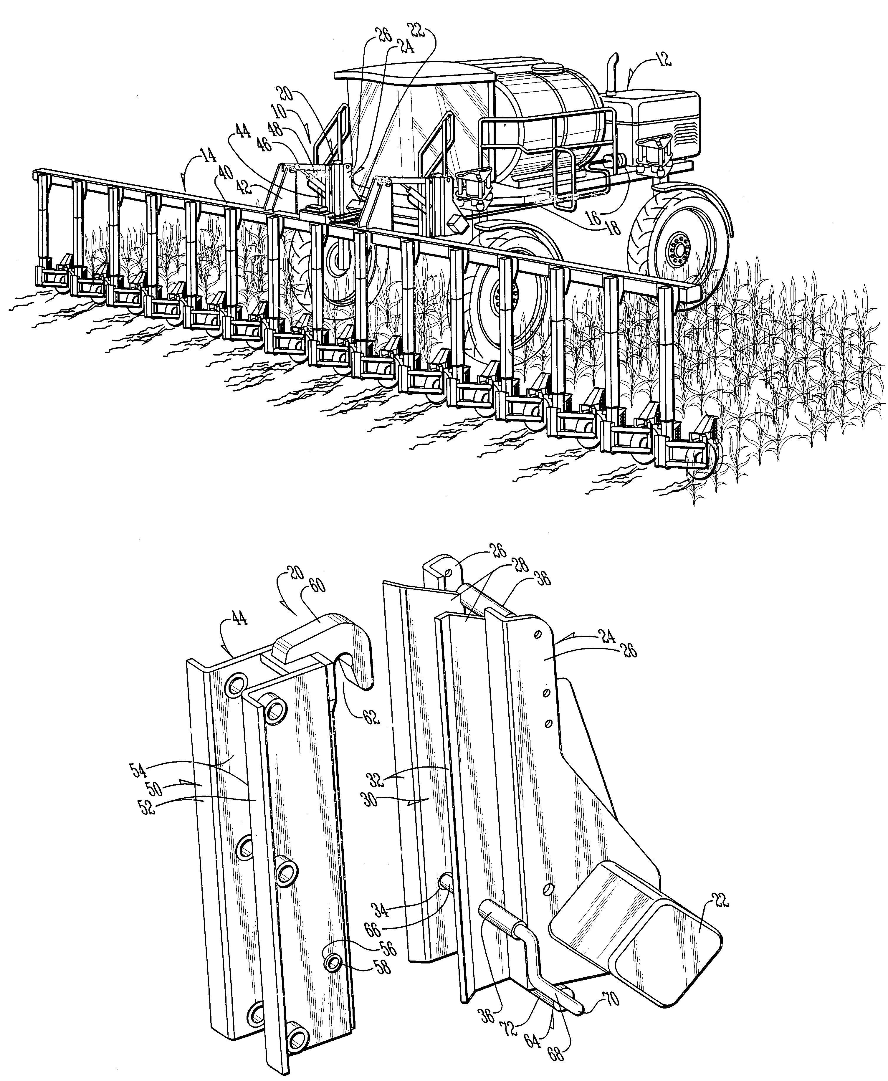 Agricultural implement connection system