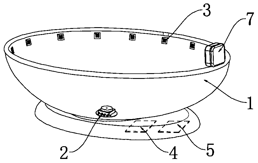 Intelligent lamplight auxiliary appetite control device and method