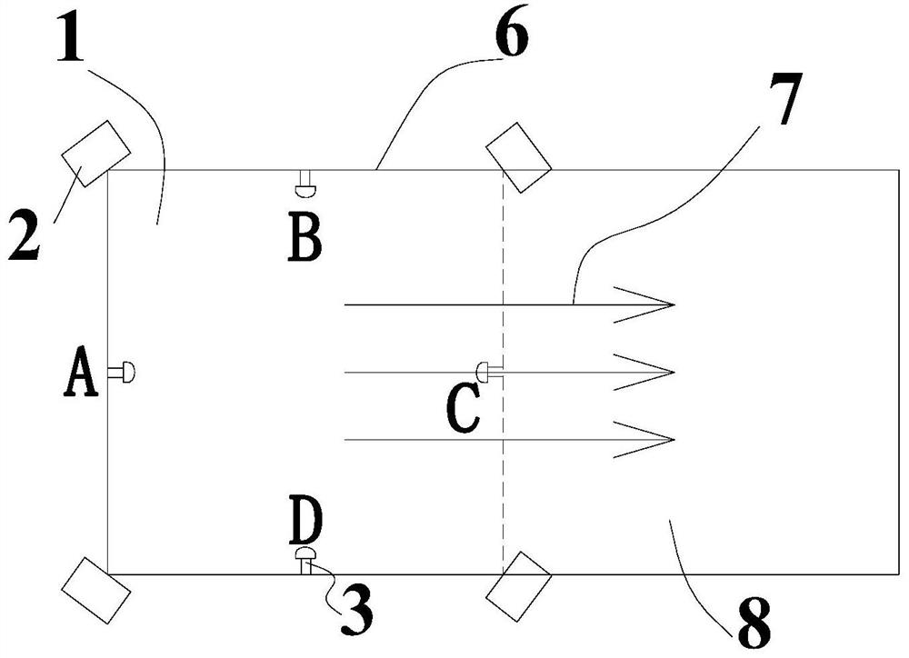 Power station boiler flame center position monitoring method