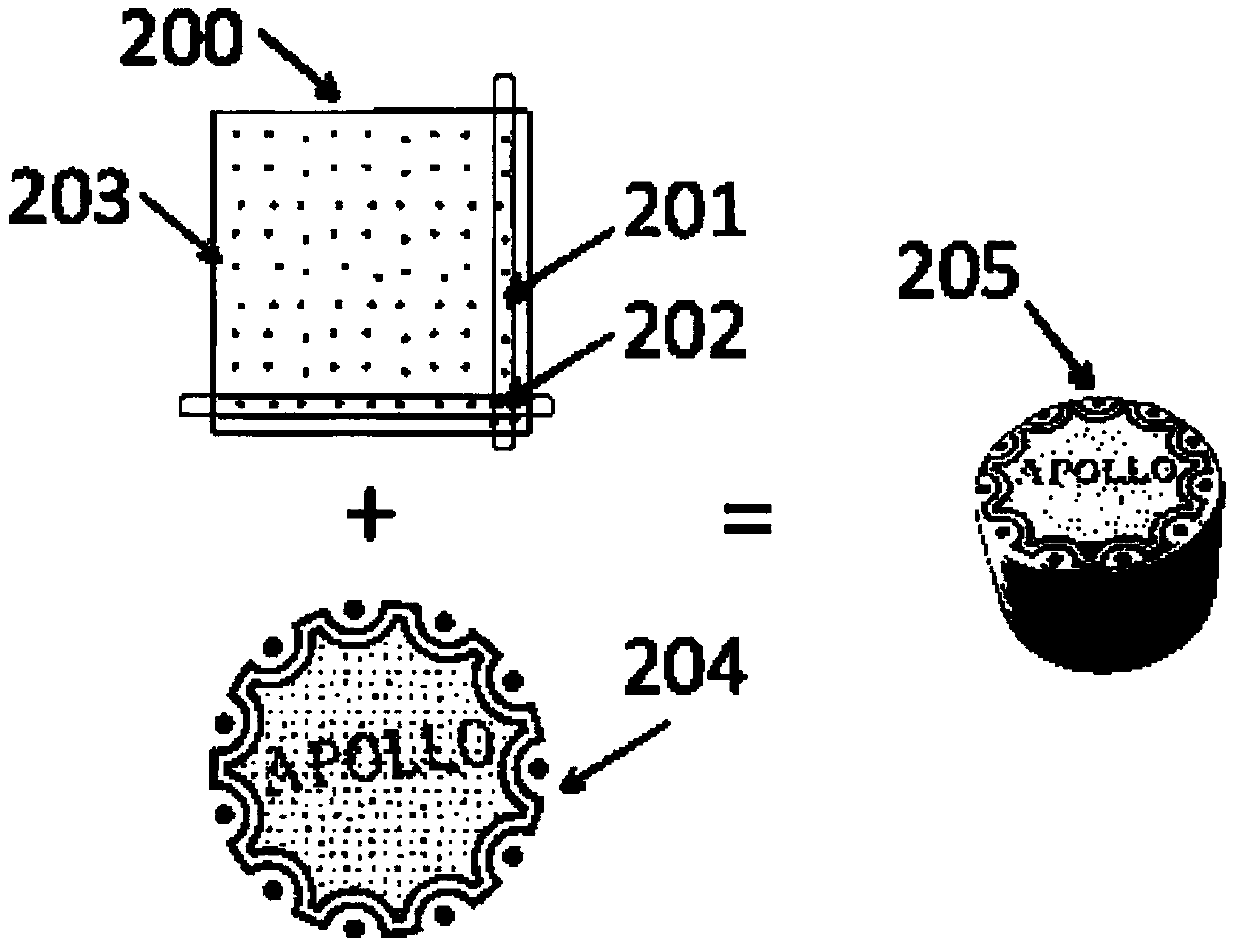 Method for performing bottle cap tagging through two-dimensional code adhesive sticker tag