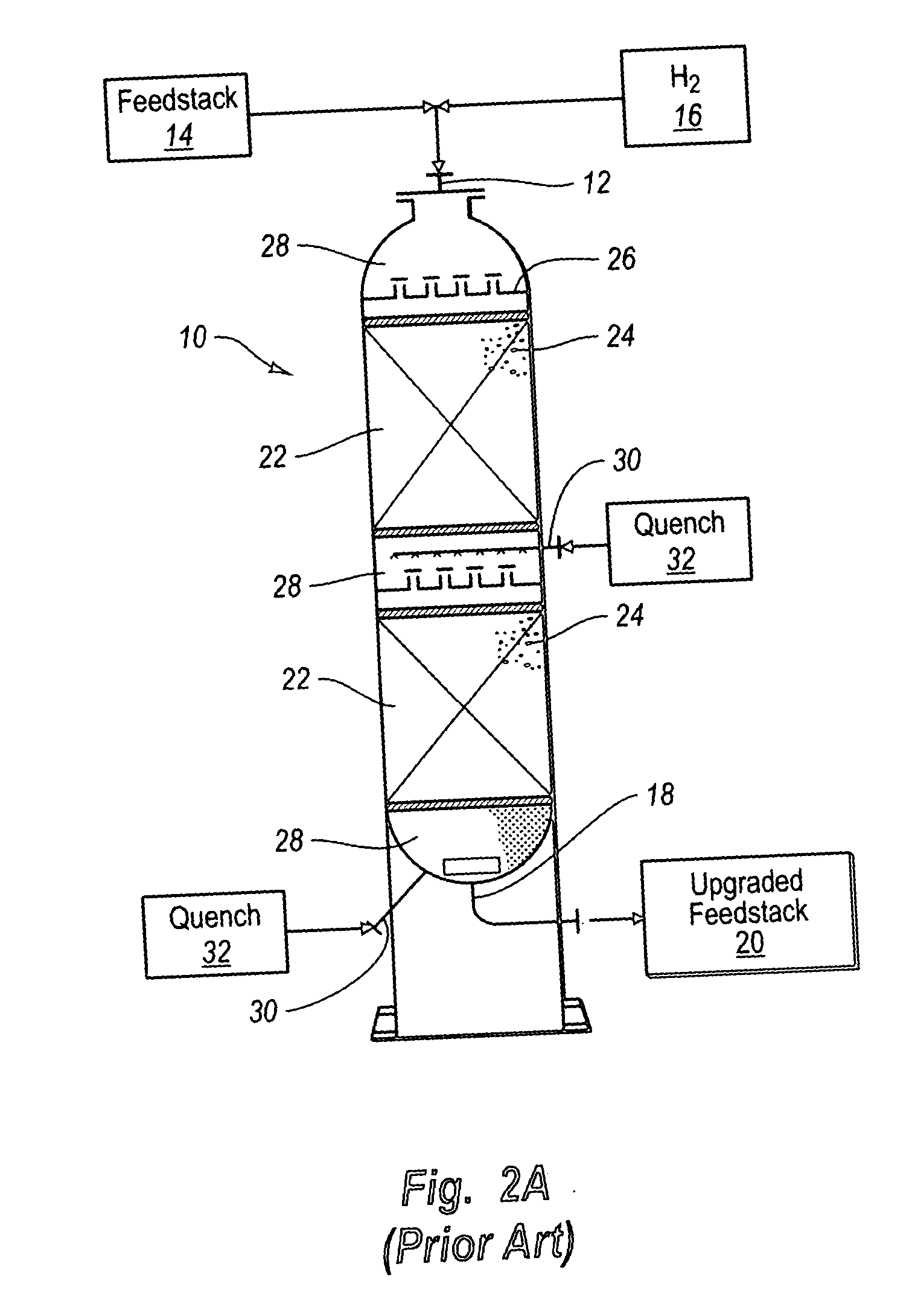 Fixed bed hydroprocessing methods and systems and methods for upgrading an existing fixed bed system