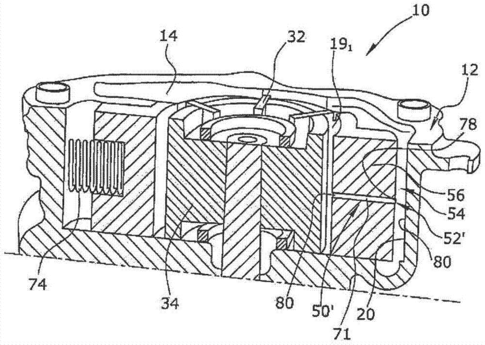 Lubricating oil vane pump