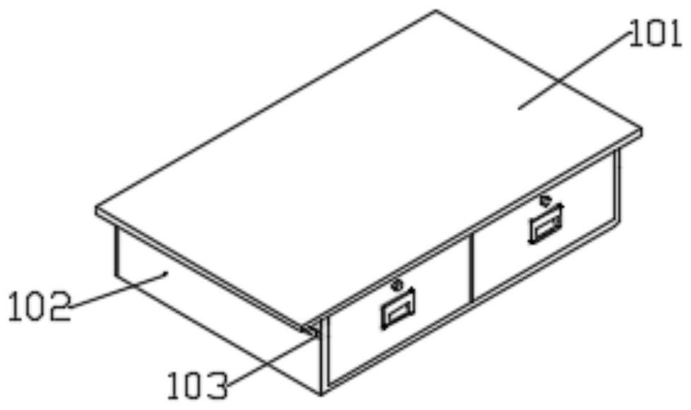 Foldable storage table and use method thereof