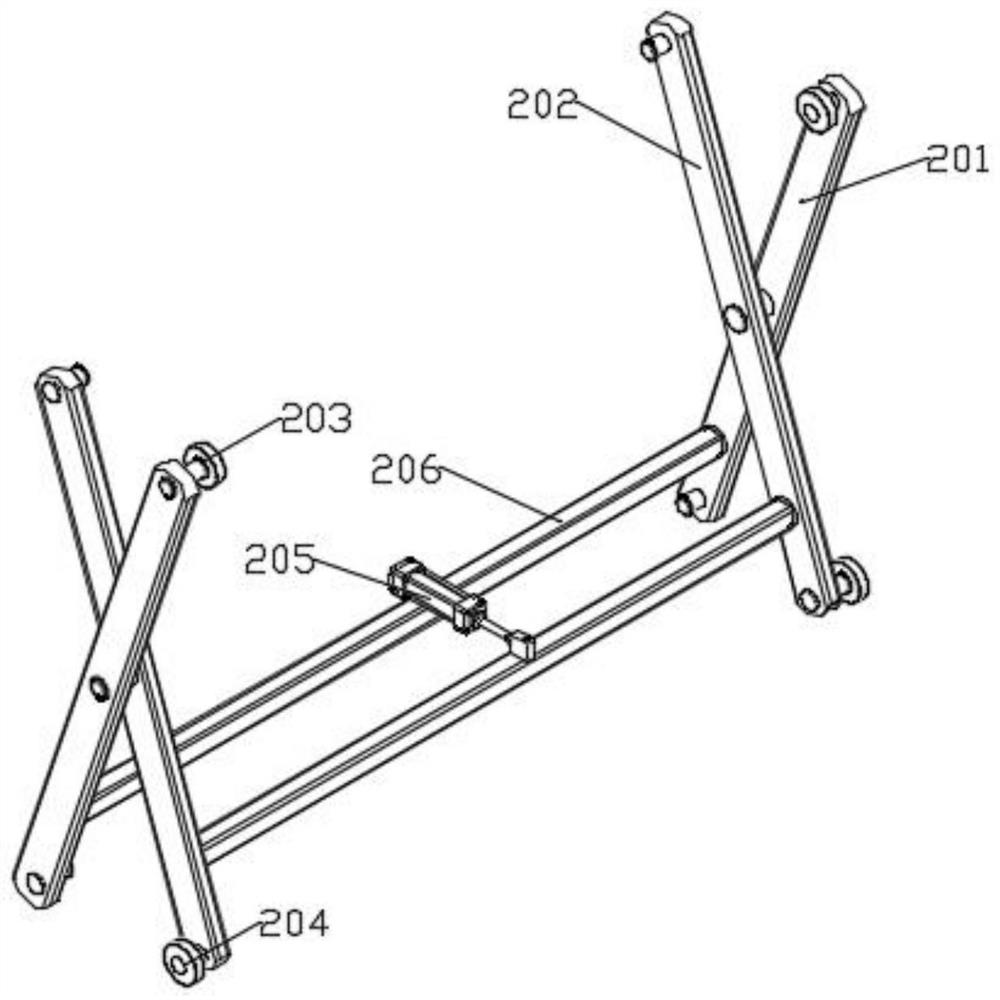 Foldable storage table and use method thereof