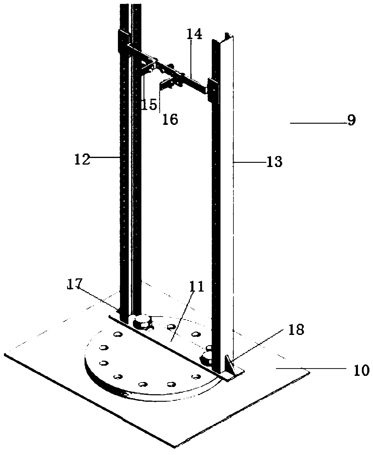 Crack in-situ monitoring system and method for disk parts in life assessment test