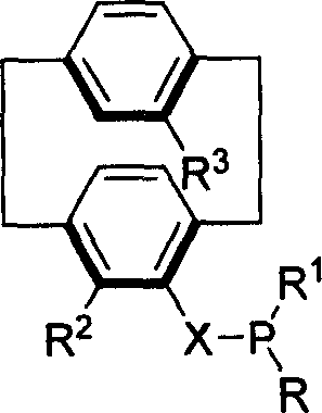 Phosphine compound of possessing plane chirality cyclophane alkyl, synthetic method, and appliction