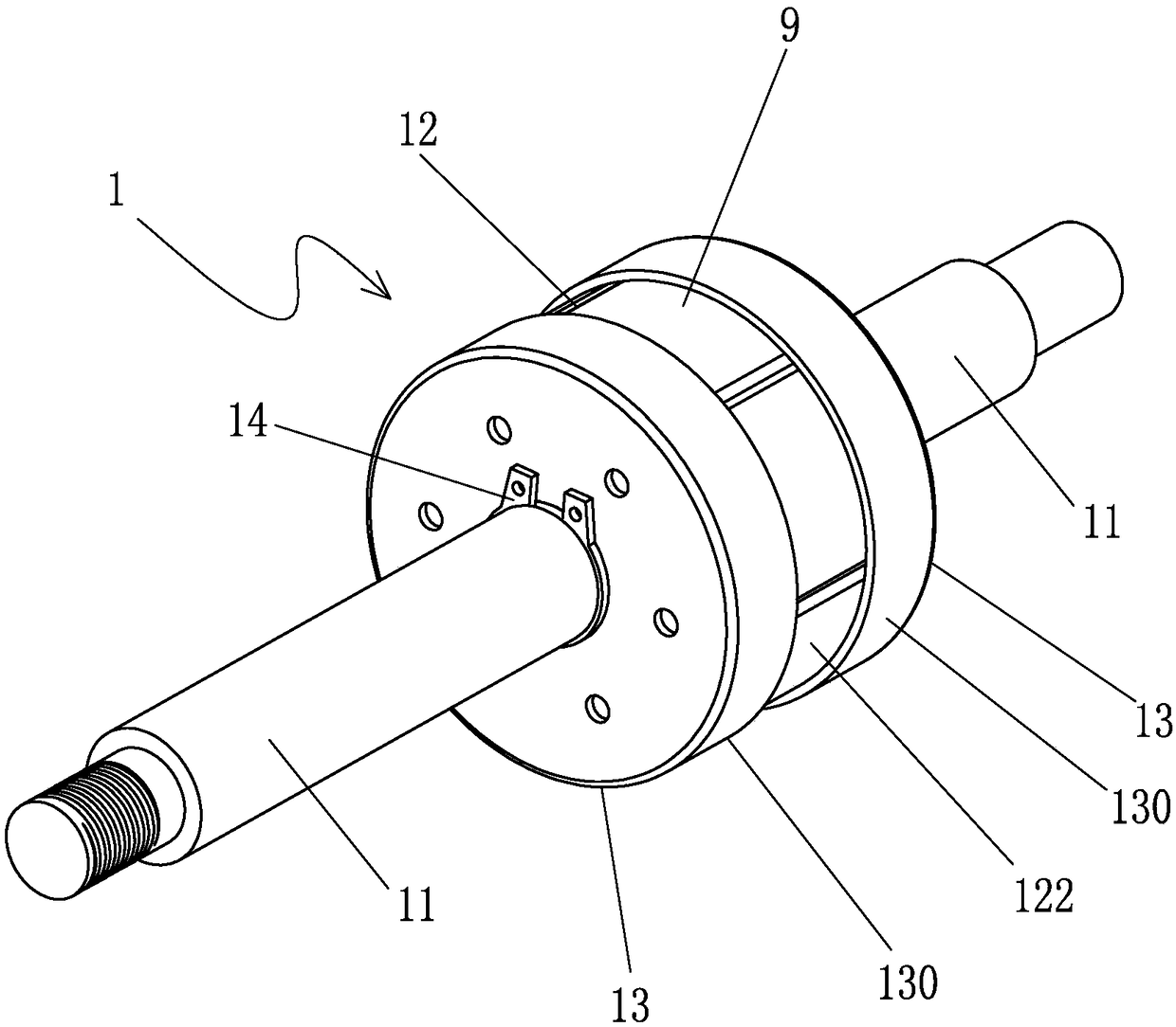 Motor rotor, sewing machine energy saving motor by employing motor rotor and sewing machine of motor rotor