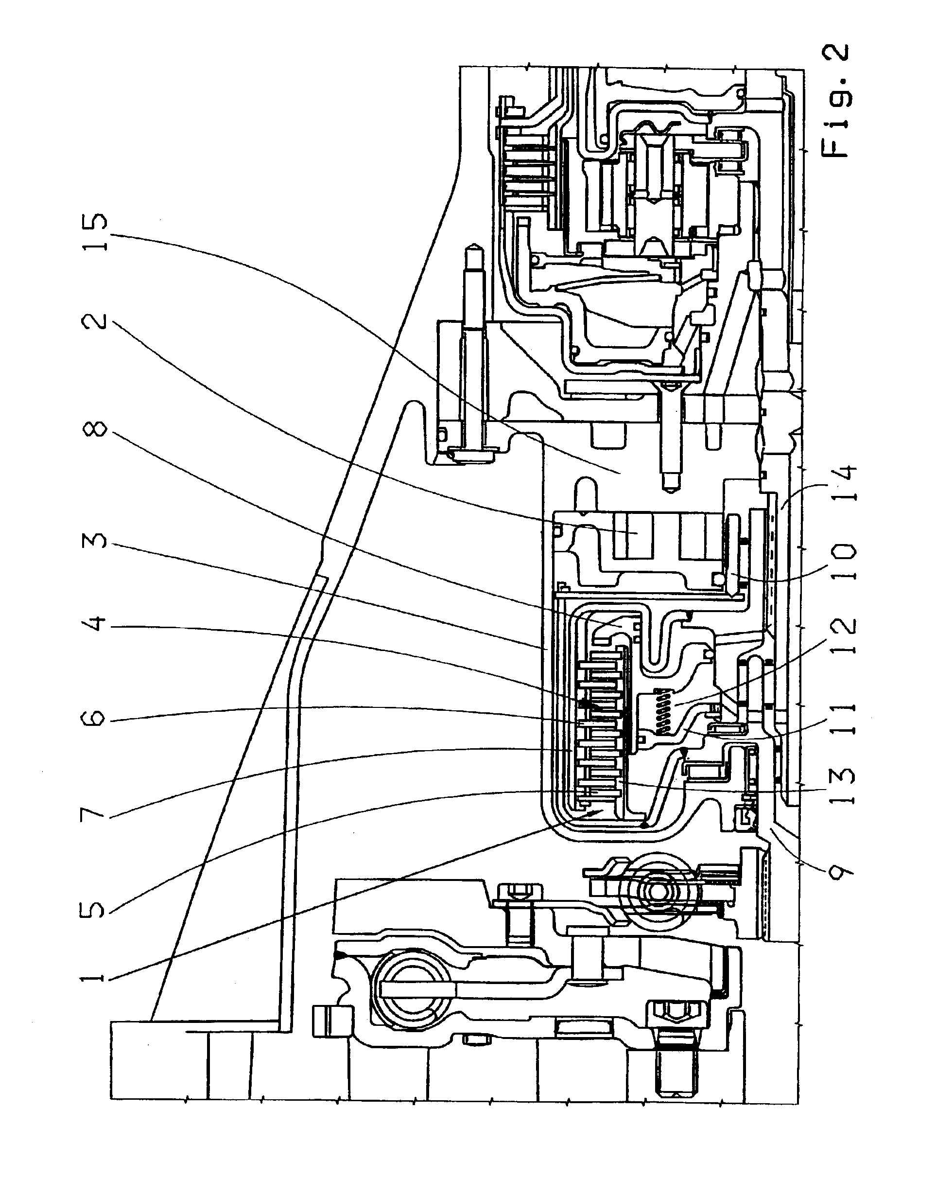 Automatic transmission start-up device