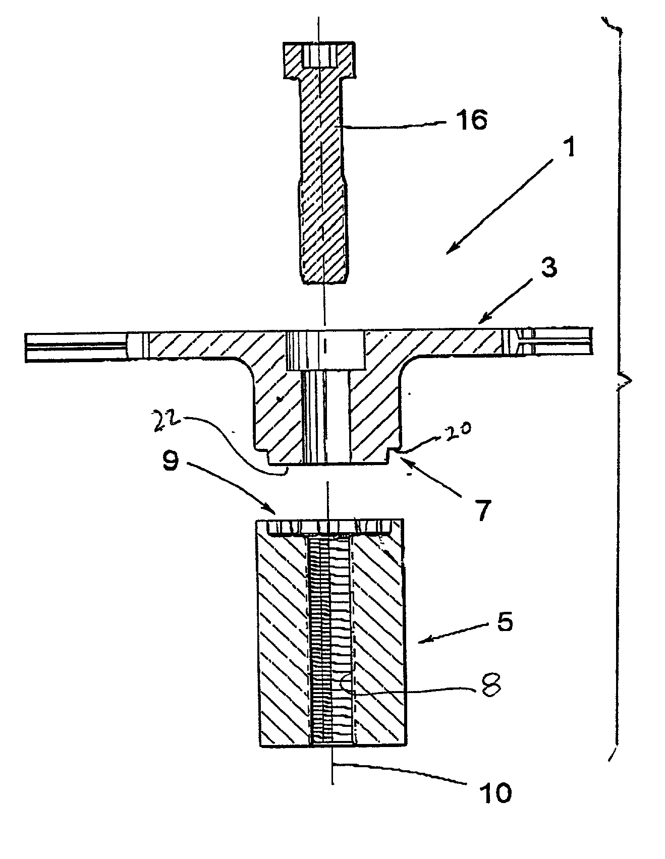 Toothed tool coupling for rotating a rotary tool