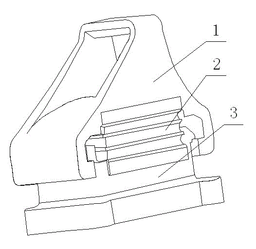 Elastomer assembly for shock absorption of heavy truck rear suspension