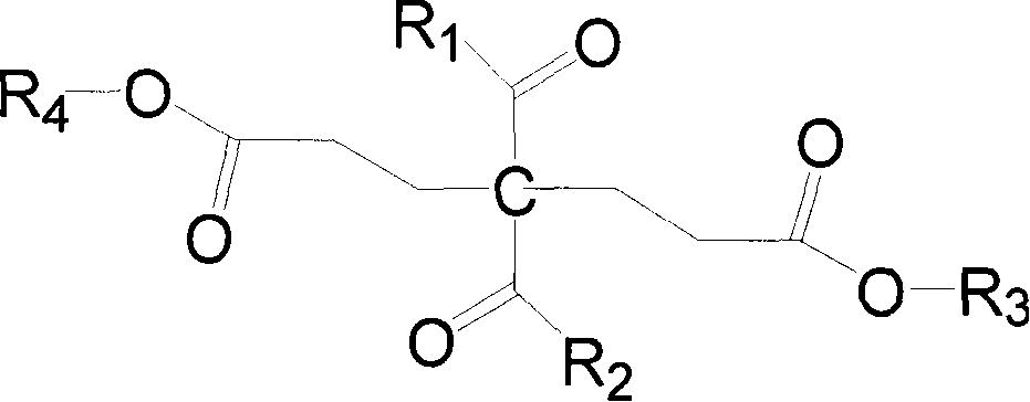 Method for synthesizing same carbon dicarbonyl photosensitive resin