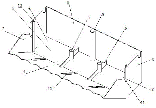 Three-dimensional afforesting box