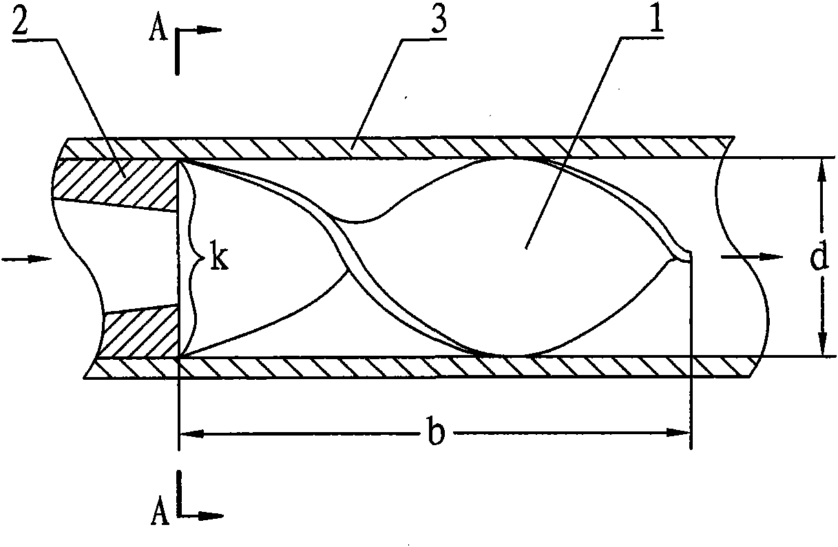 Reinforced heat transfer pipe with spinning disks