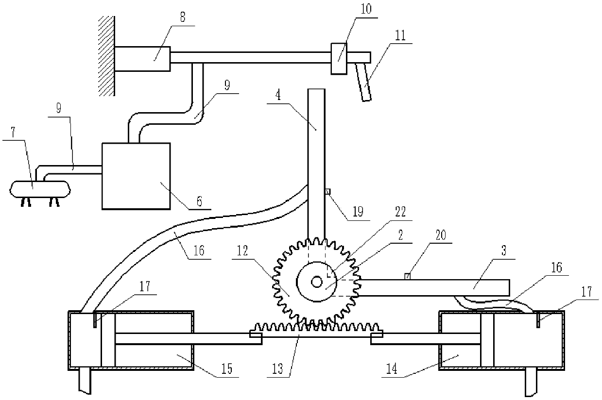 Automatic flip sandblasting device for auto parts