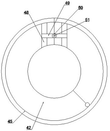 Self-adaptive concrete stand column root rot repairing device