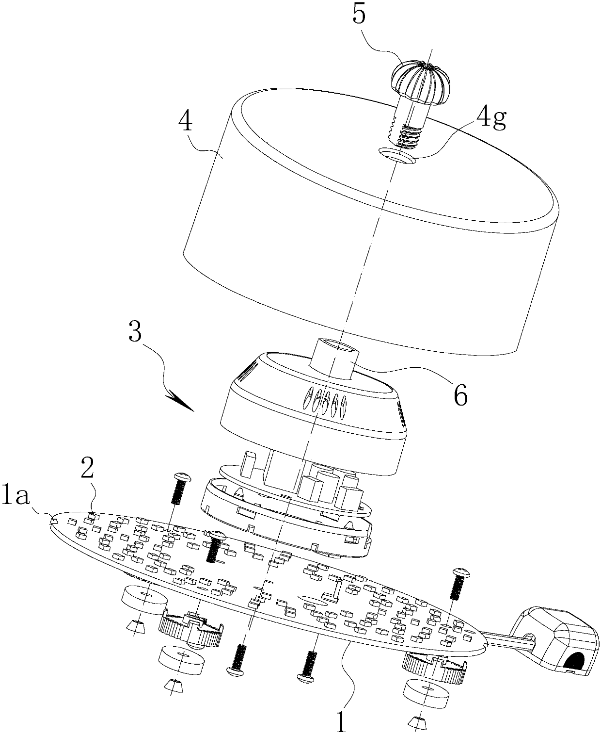 LED lamp with lampshade