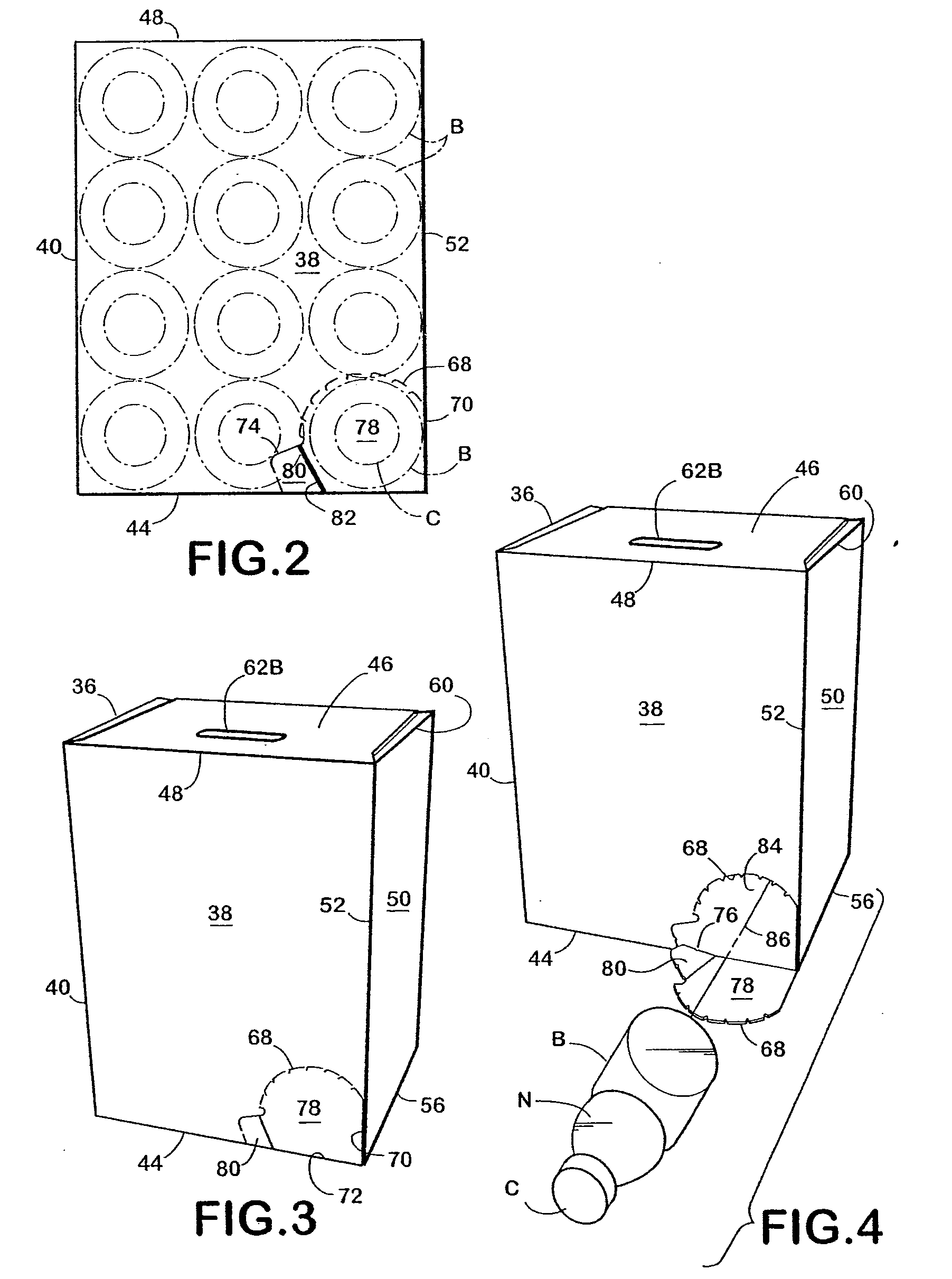 Carton with Top Dispensing Feature