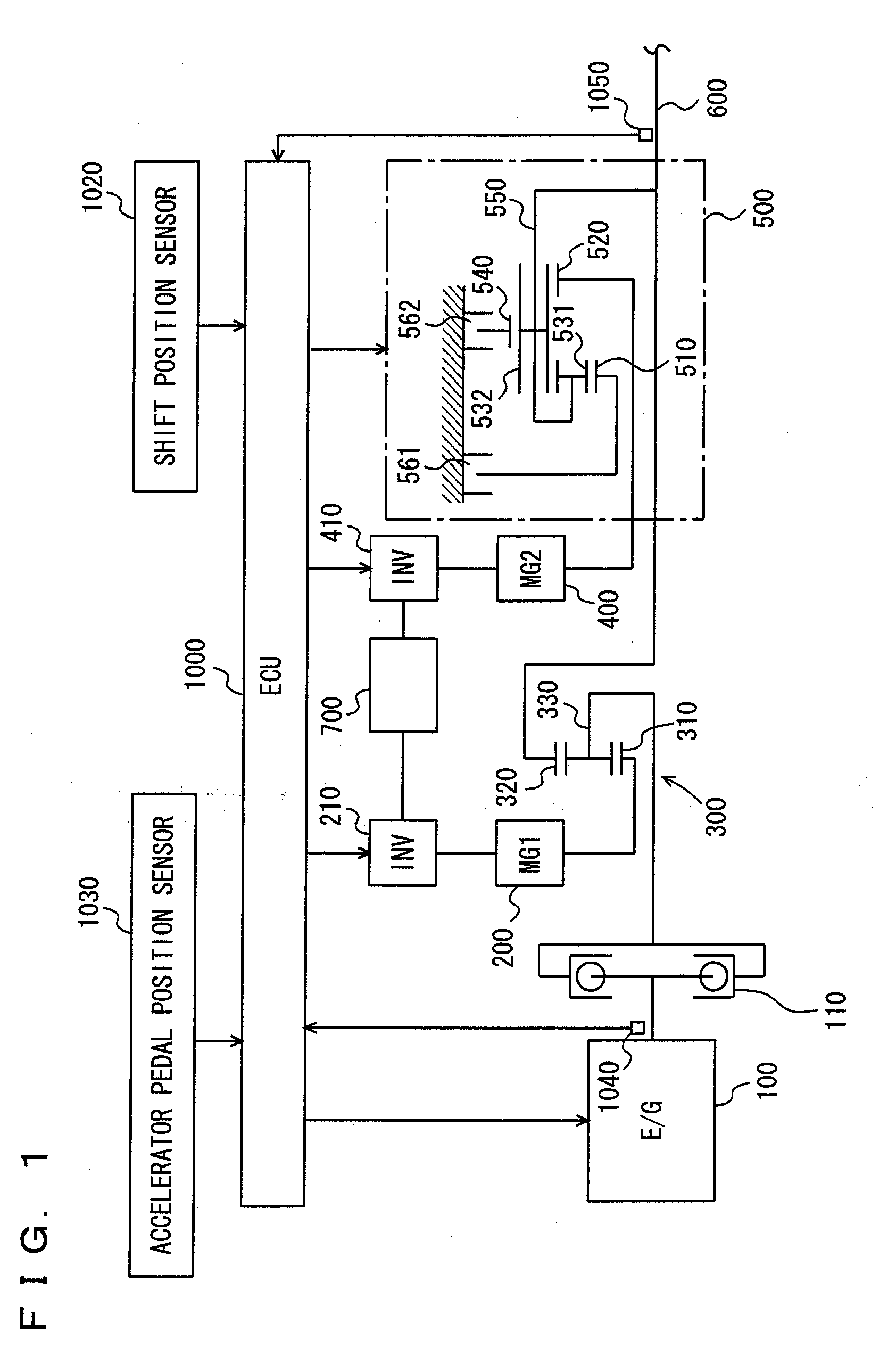 Vehicular control device and method of controlling a vehicle