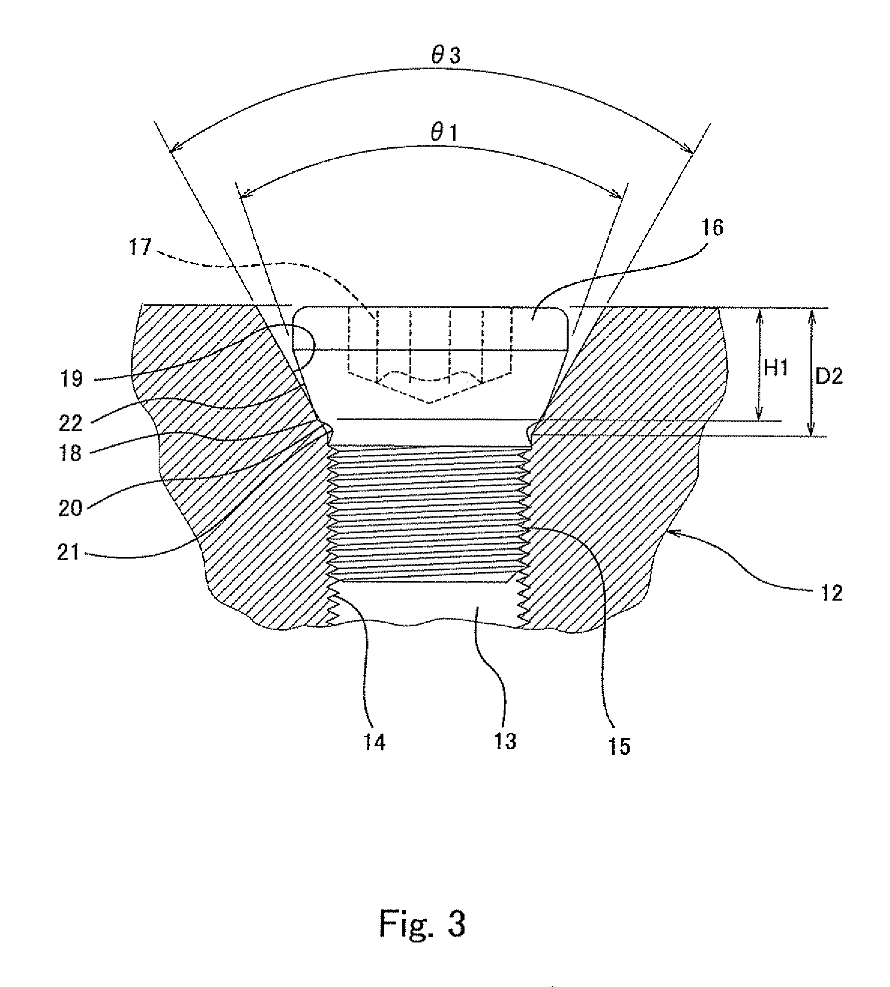 Filler plug for hydraulic device