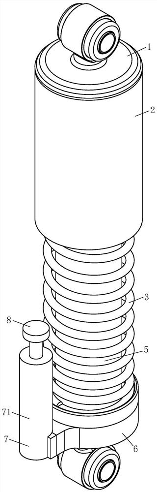 Damping automatic adjusting type automobile shock absorber