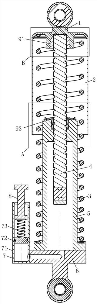 Damping automatic adjusting type automobile shock absorber