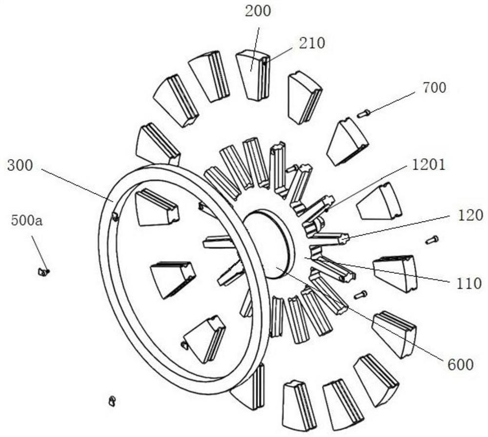 Rotor structure of disc type motor