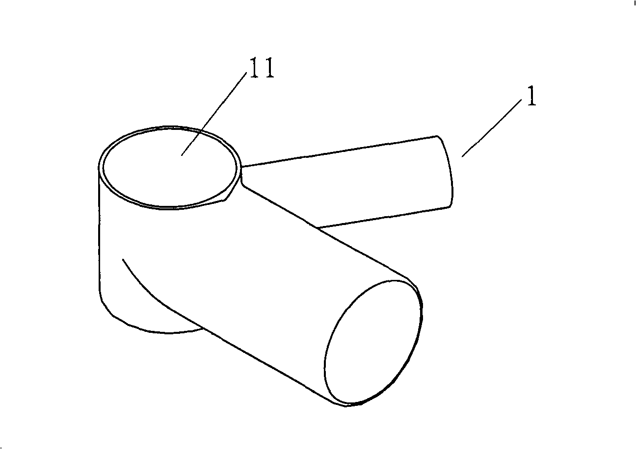 Compound material special piece molding method and molding central spindle