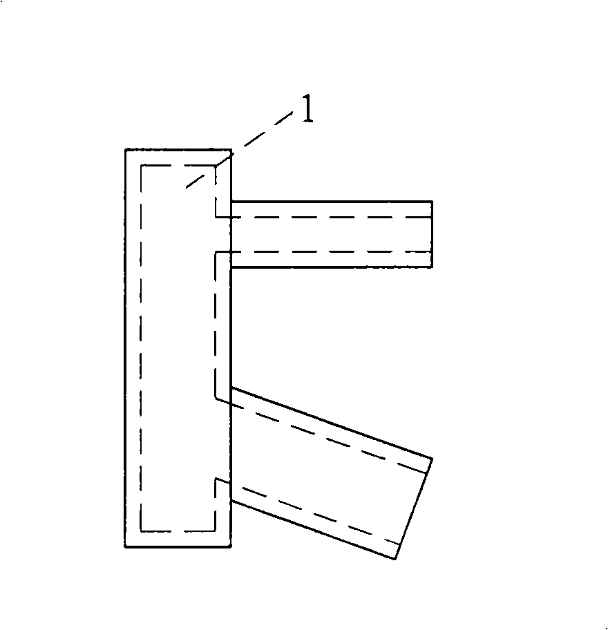 Compound material special piece molding method and molding central spindle