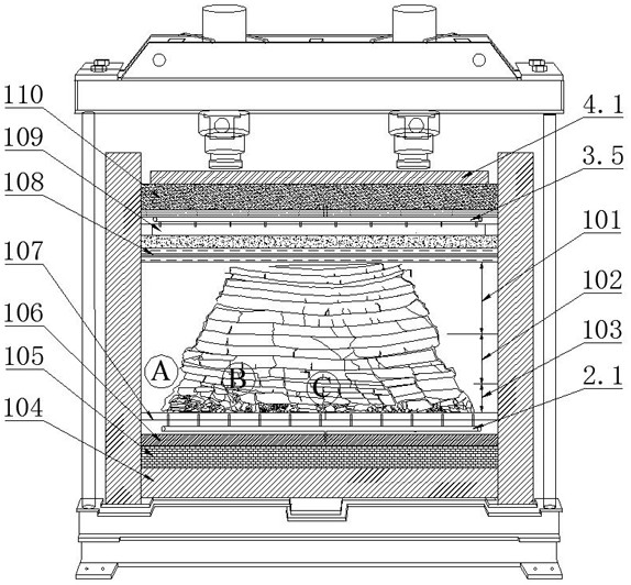 A three-dimensional similar simulation test system for gas-liquid counterflow in goafs of abandoned mines