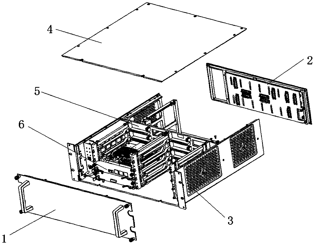 Reinforced sealing case based on MTCA standard and assembling method thereof