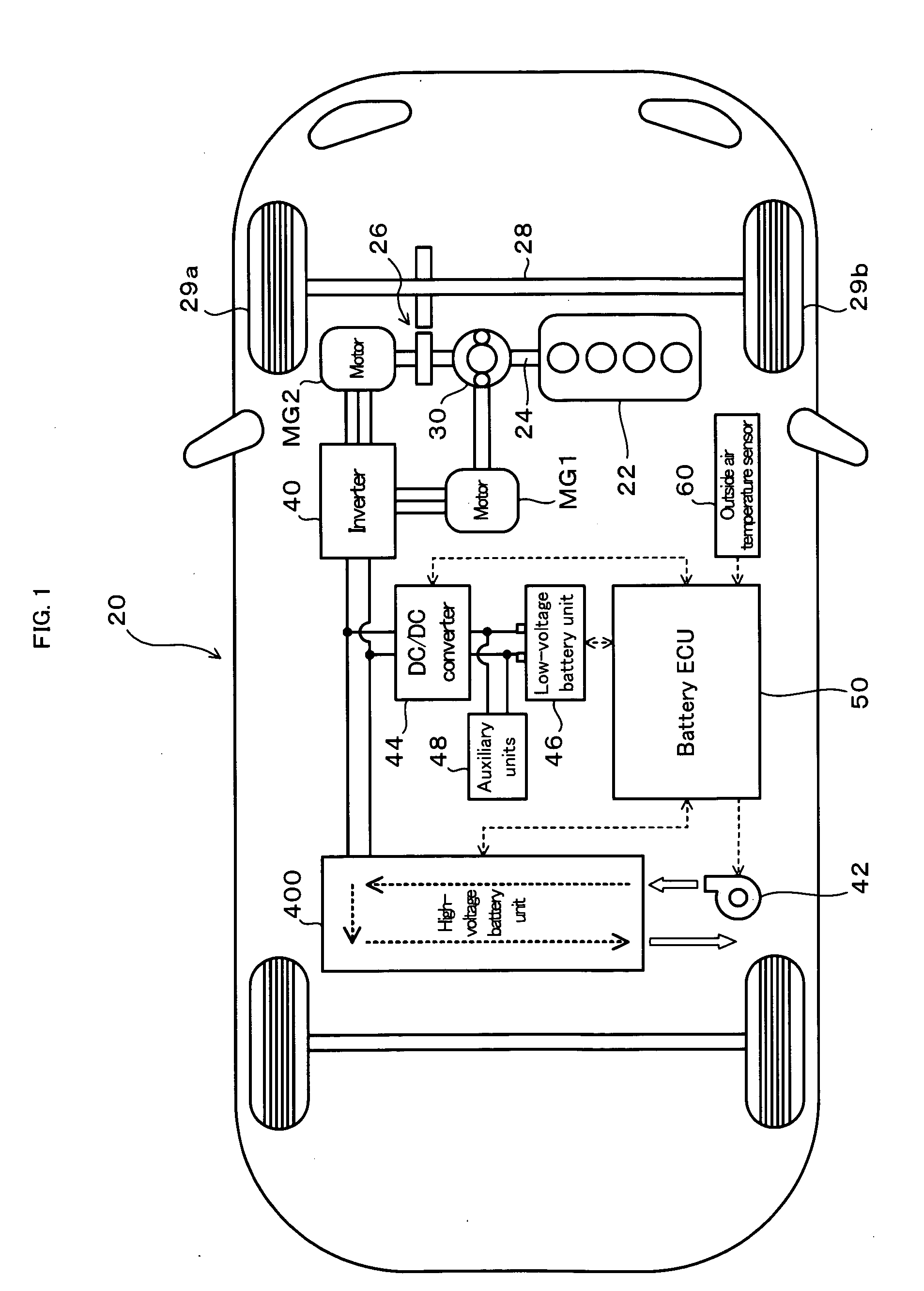 Battery Apparatus, Vehicle Having the Same Mounted Thereon, and Failure Determining Method for the Battery Apparatus