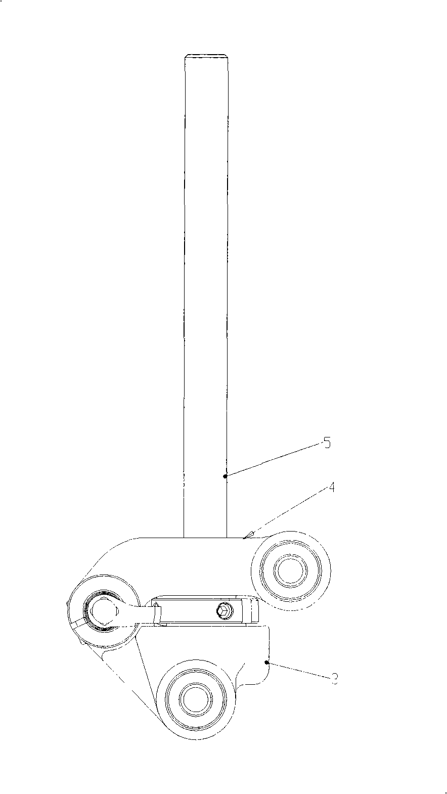 Hook line transmission mechanism of sewing machine