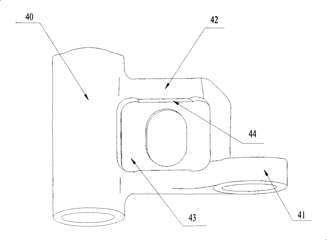 Hook line transmission mechanism of sewing machine