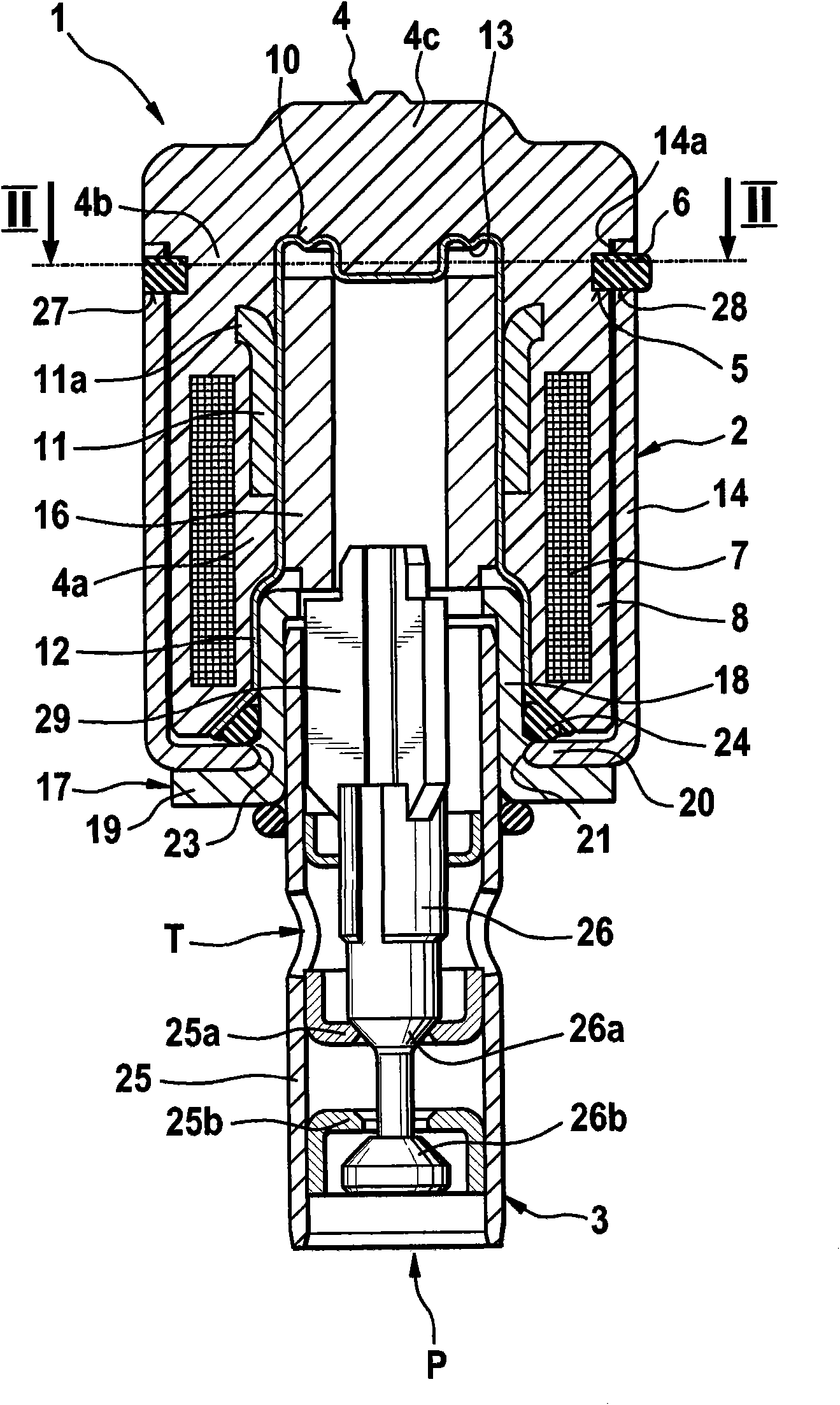 Electromagnetic actuating unit