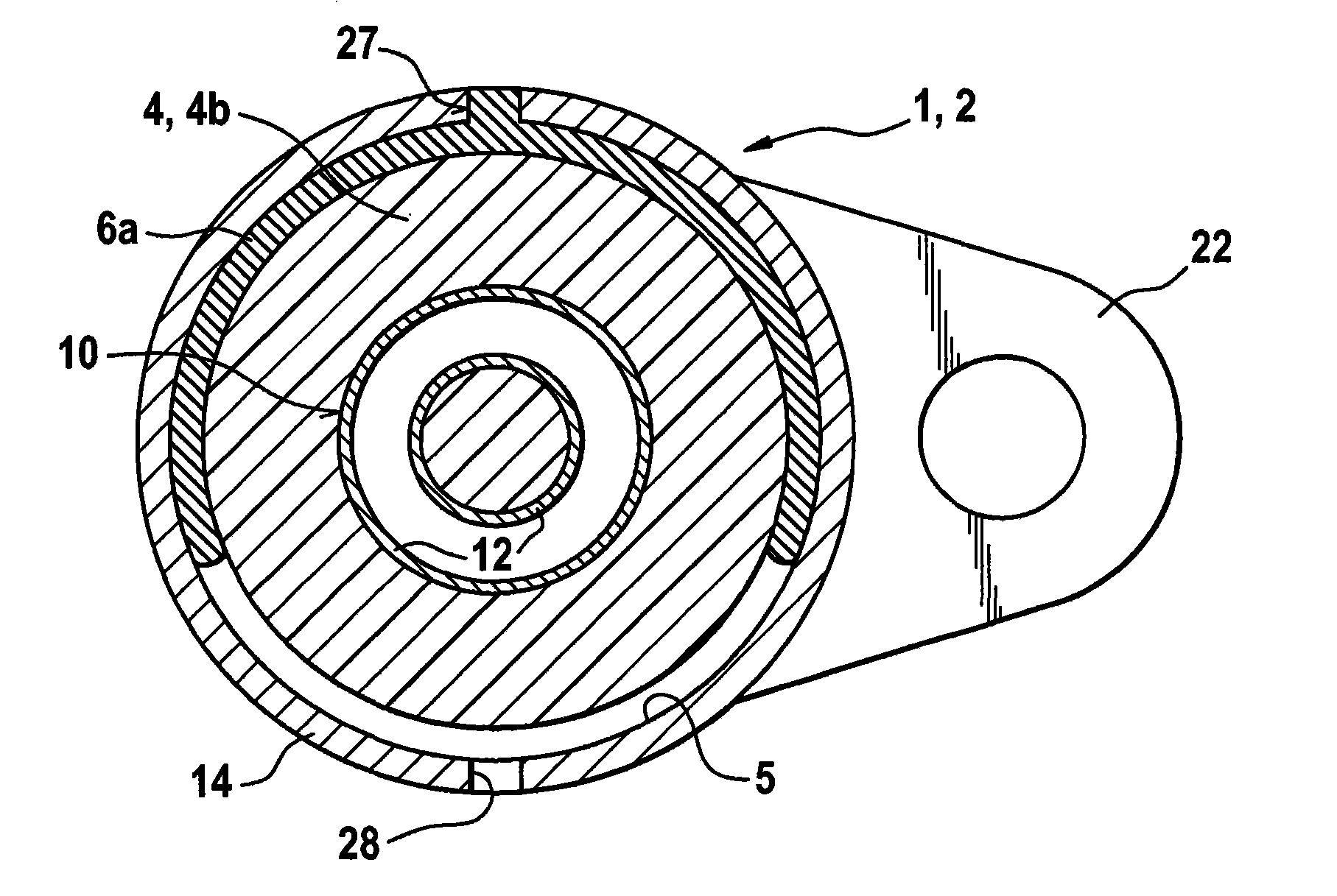 Electromagnetic actuating unit