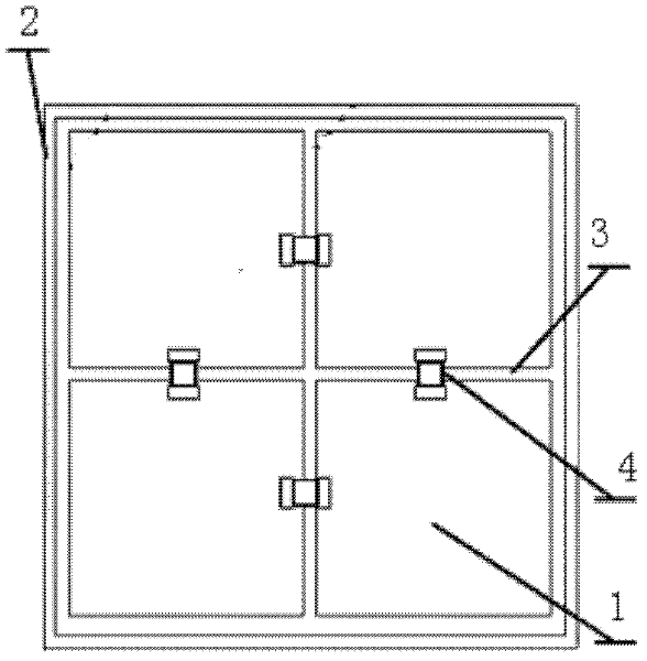 Low-band frequency selective surface with minimized cell sizes