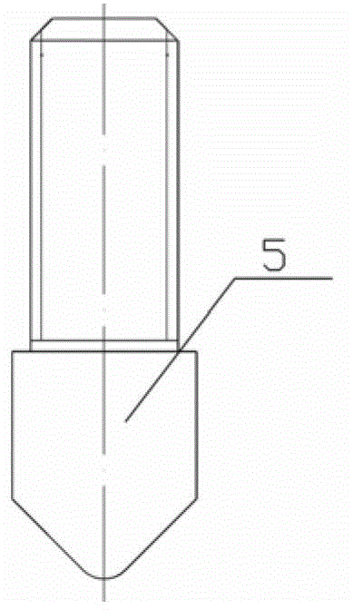 Titanium alloy stress relaxation test device and method based on V-type hot bending