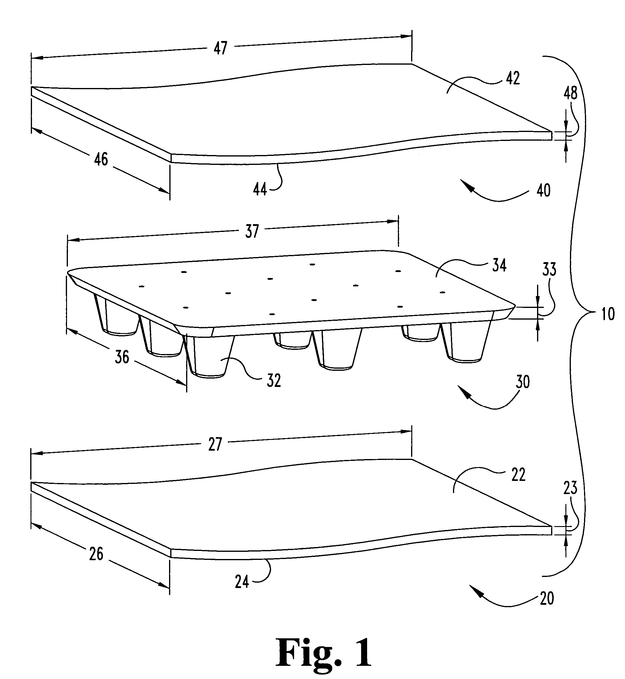 Method of molding load-bearing articles from compressible cores and heat malleable coverings