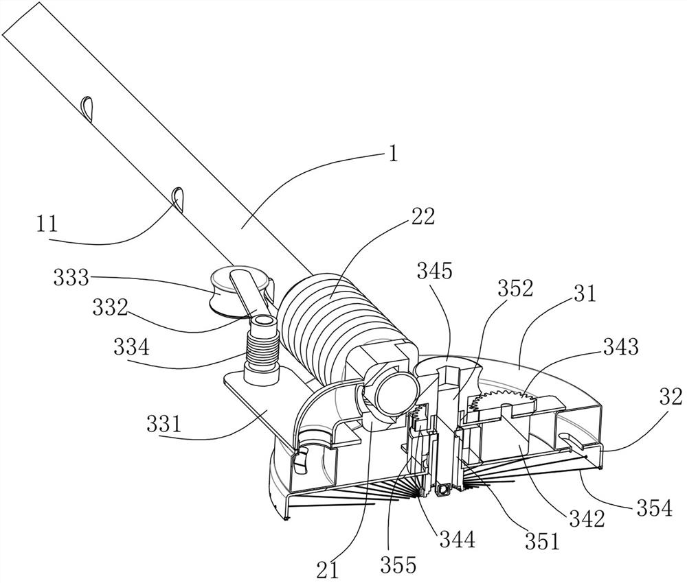 Multifunctional plastic efficient spraying irrigation device and spraying irrigation method