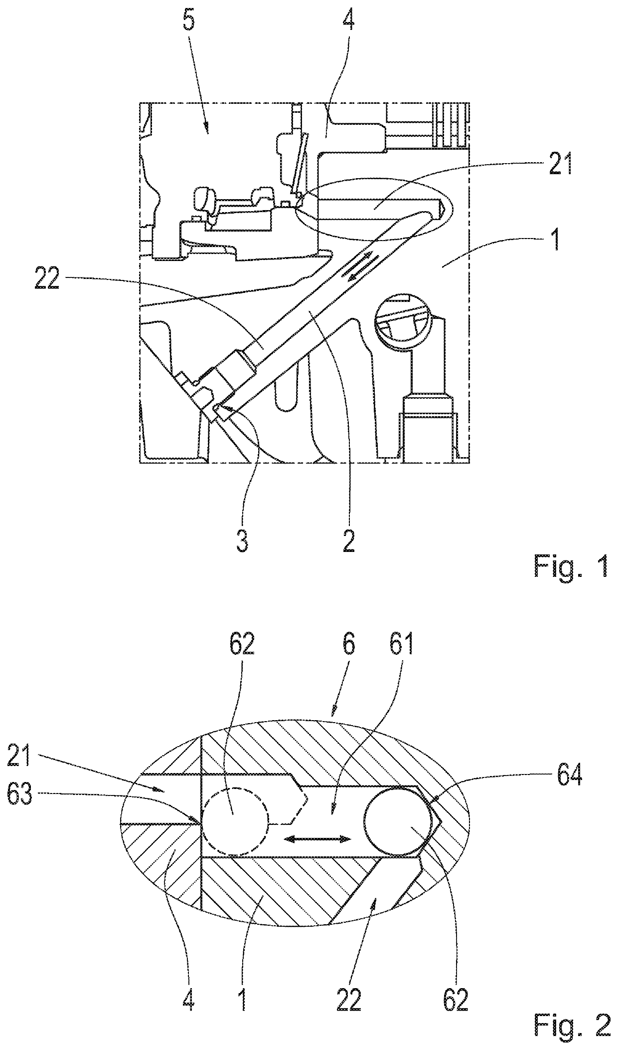 Device for filling and removing a lubricant at a housing