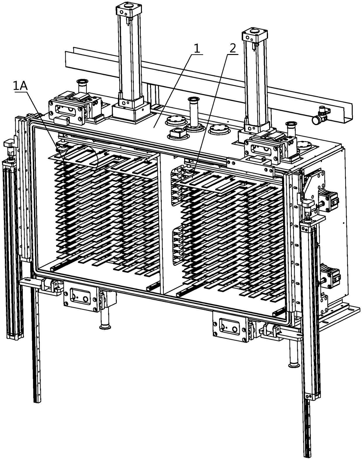 Cell drying method and adopted equipment