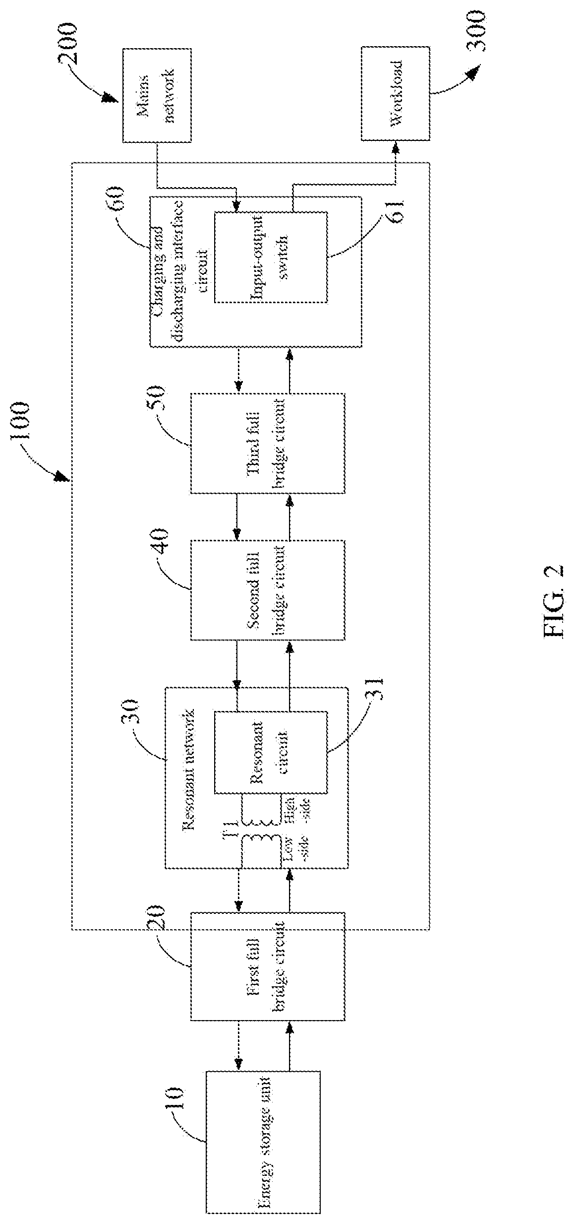 Bidirectional portable energy storage power supply without adapter