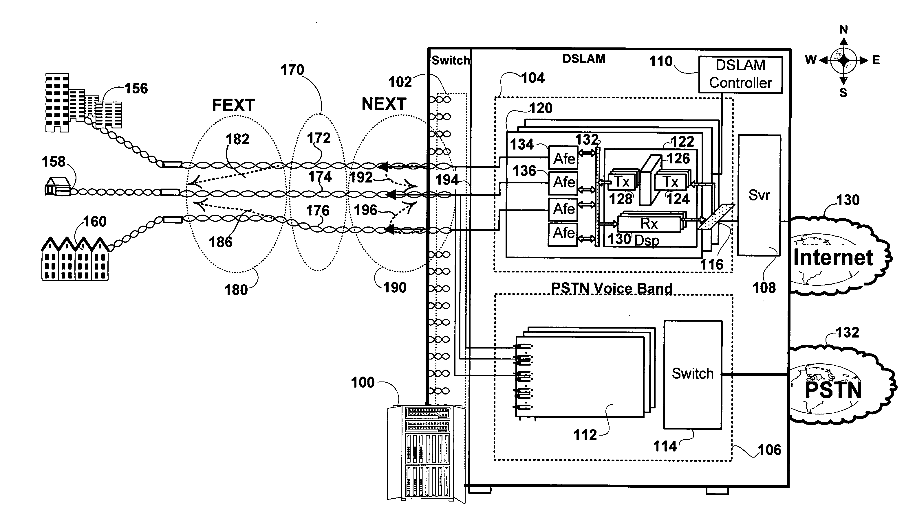 Method and apparatus for DMT crosstalk cancellation