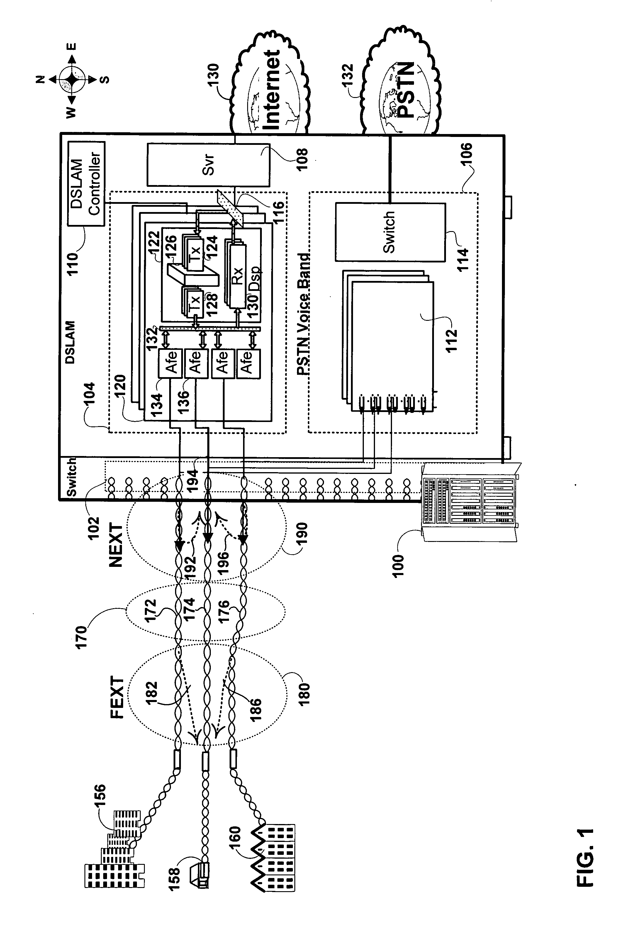 Method and apparatus for DMT crosstalk cancellation