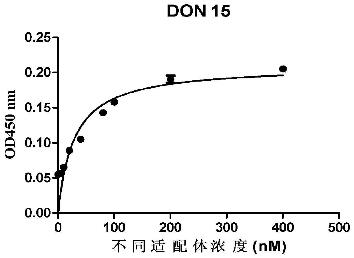 Nucleic acid aptamer specifically bound with vomitoxin, preparation method and application