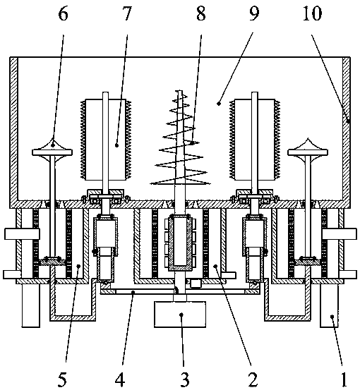 Combined slurry smashing and screening equipment based on composite smashing and rotation and straight pressure screening