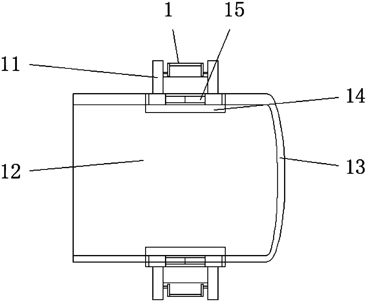 LED lamp fluorescent support